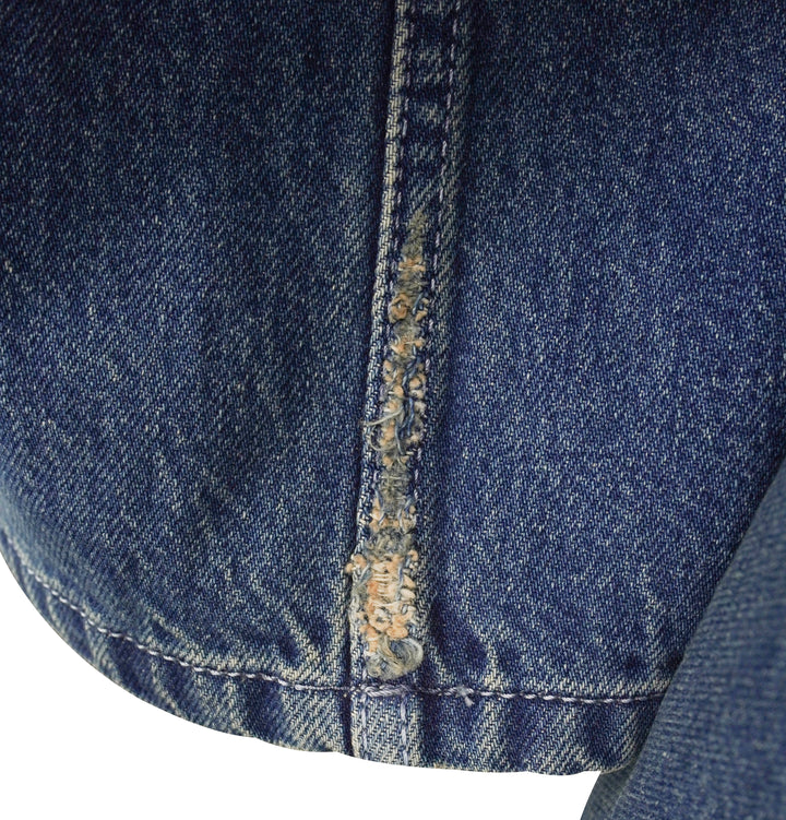 Ann Demeulemeester Trouser Denim in Mid Blue - Discounts on Ann Demeulemeester at UAL