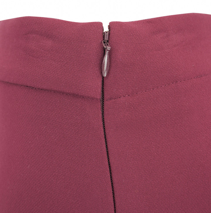 Simkhai Mackenzie Straight Leg Pants in Merlot