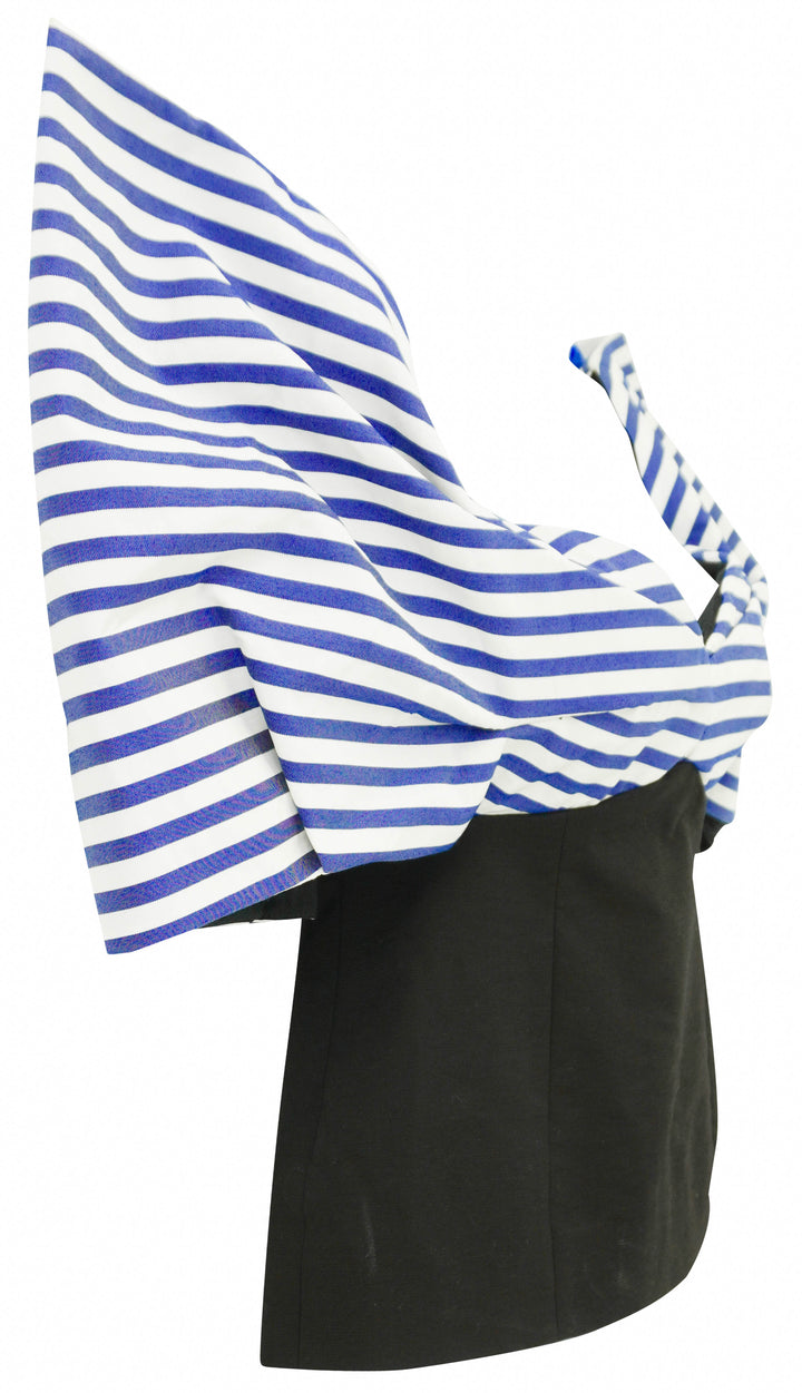 Rosie Assoulin Make Your Point Top in Awning Stripe - Discounts on Rosie Assoulin at UAL