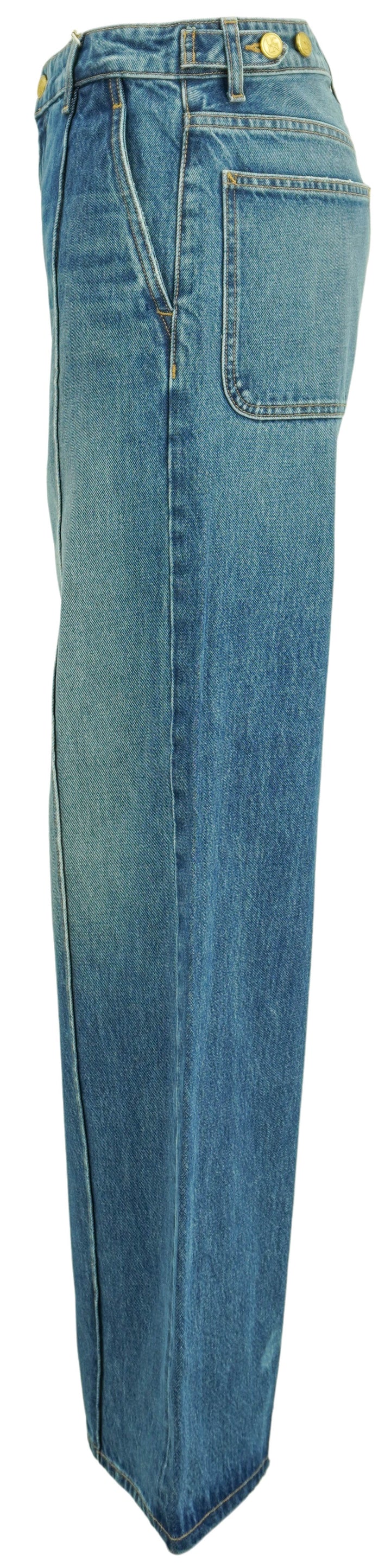 Ulla Johnson Asher Jeans in Danube