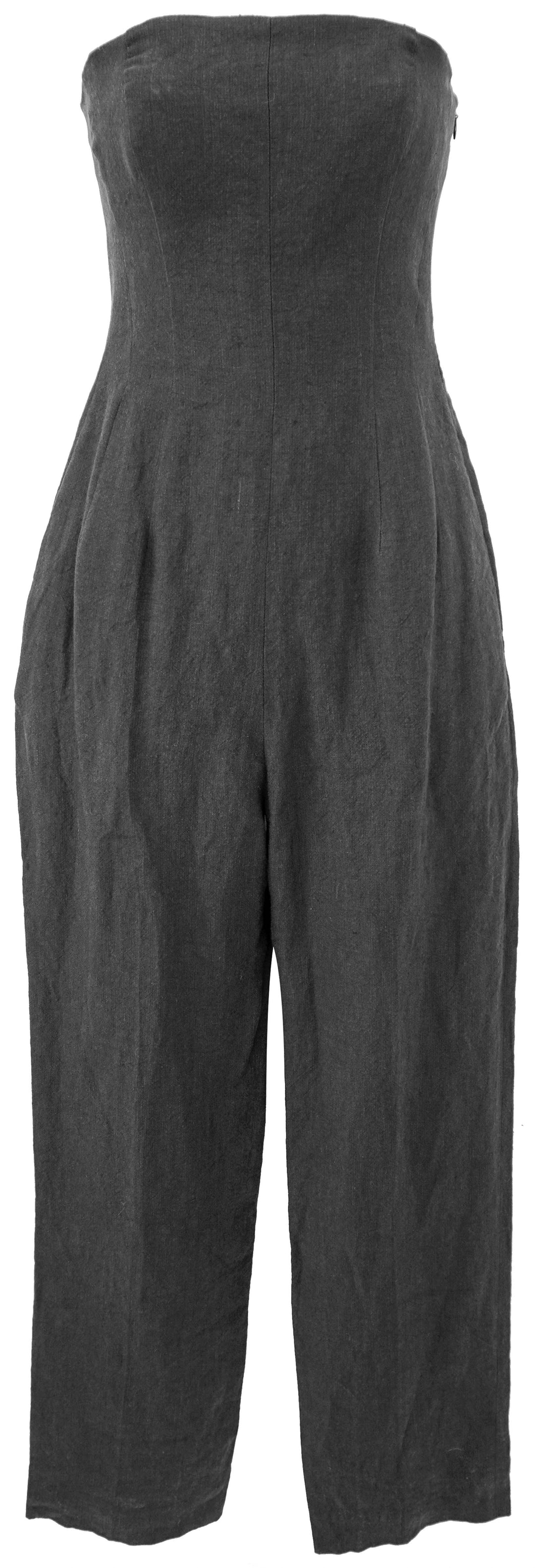 Tove Linen Ita Jumpsuit in Black - Discounts on TOVE at UAL