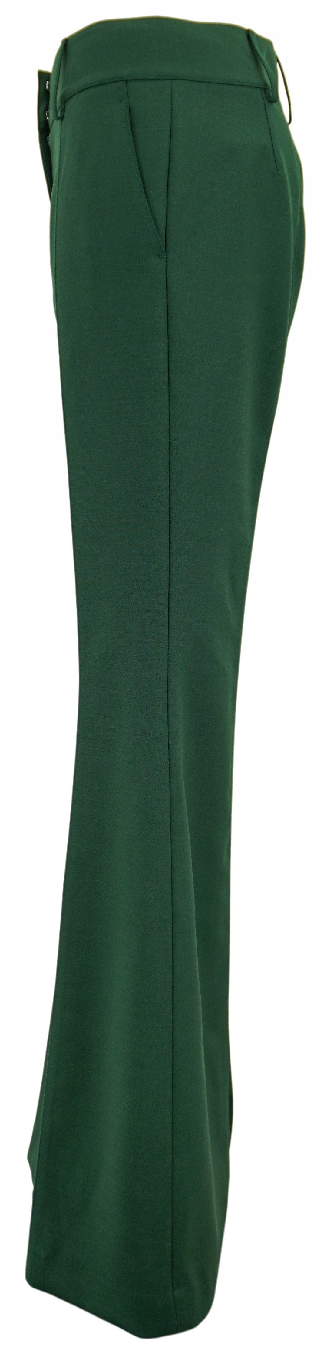 Gabriela Hearst Rhein Pants in Emerald Green