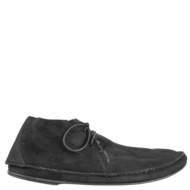 The Row Tyler Lace Up Booties in Black