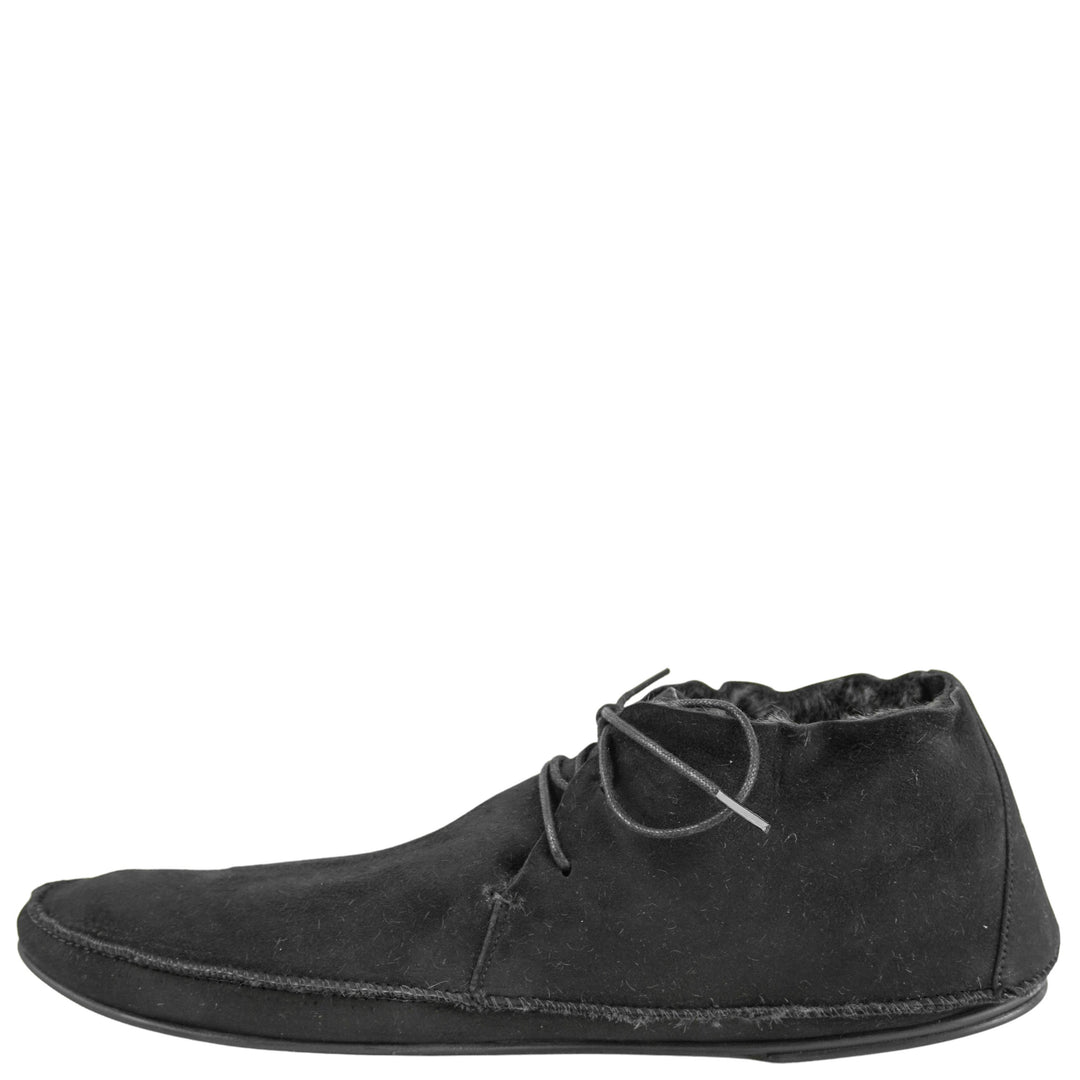 The Row Tyler Lace Up Booties in Black