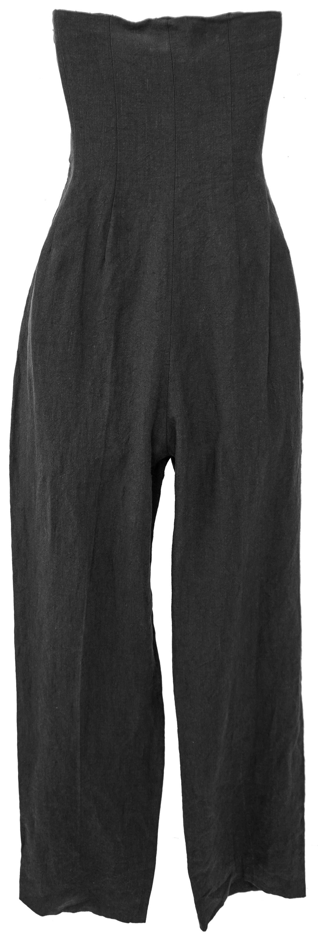 Tove Linen Ita Jumpsuit in Black - Discounts on TOVE at UAL
