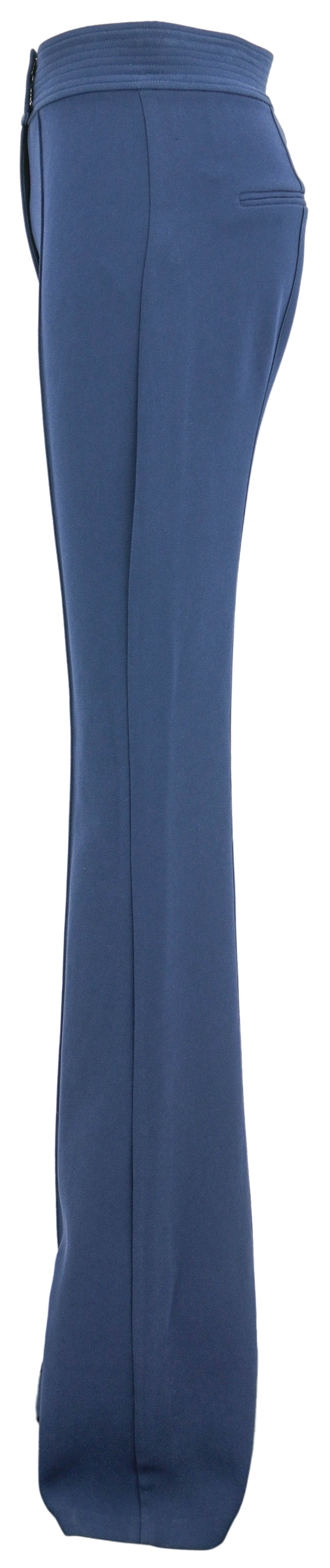 Alex Perry Straight Leg Trousers in Navy Blue