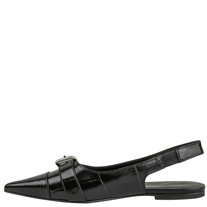 Givenchy Voyou Slingback Flats in Black - Discounts on Givenchy at UAL