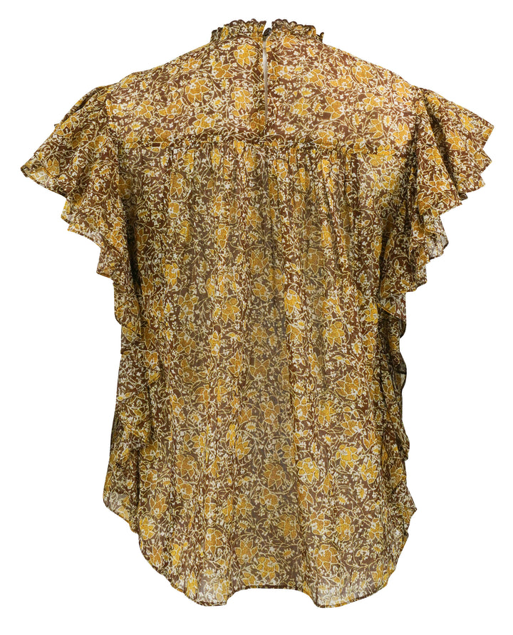 Isabel Marant Daliyane Top in Khaki - Discounts on Isabel Marant at UAL