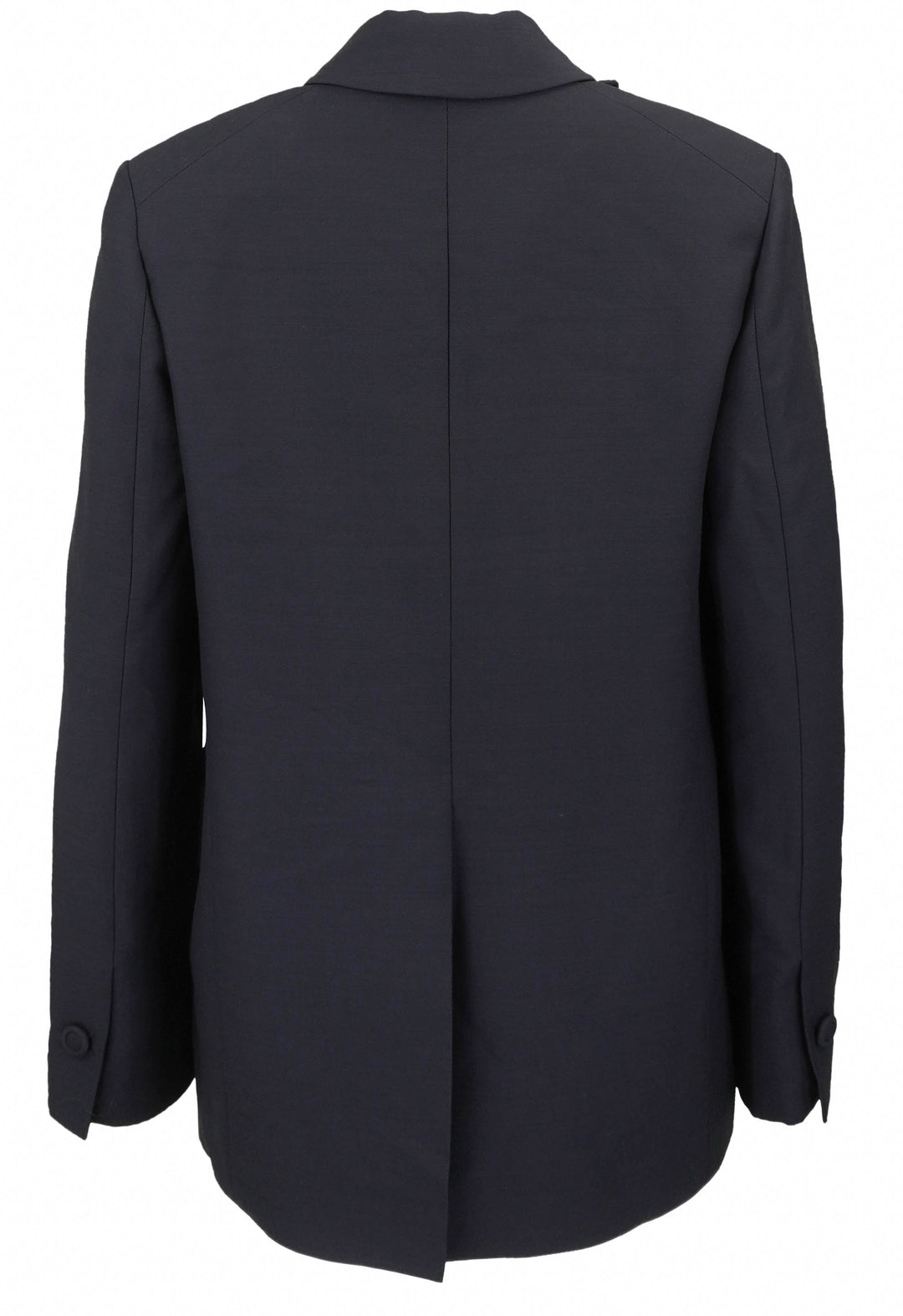 Dice Kayek Jacket with Rose Detail in Navy - Discounts on Dice Kayek at UAL