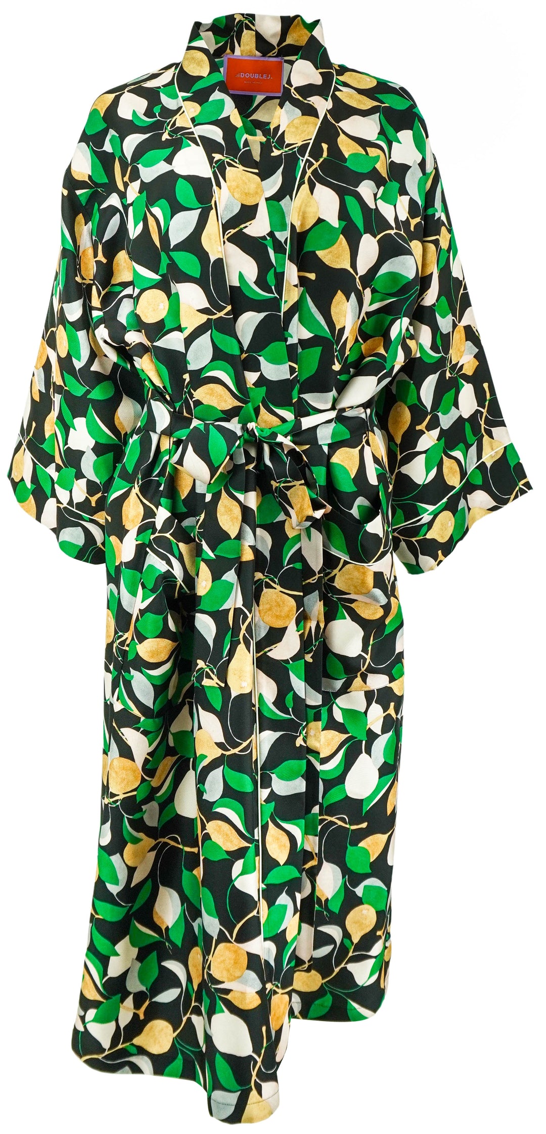 La DoubleJ. Silk Robe in Orchard - Discounts on La DoubleJ. at UAL