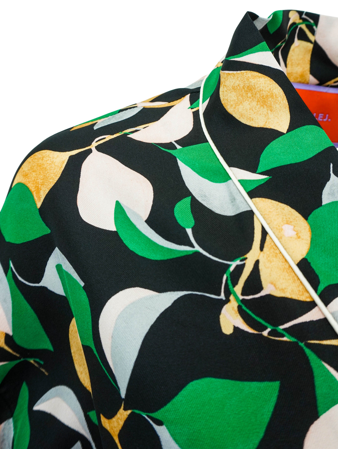 La DoubleJ. Silk Robe in Orchard - Discounts on La DoubleJ. at UAL