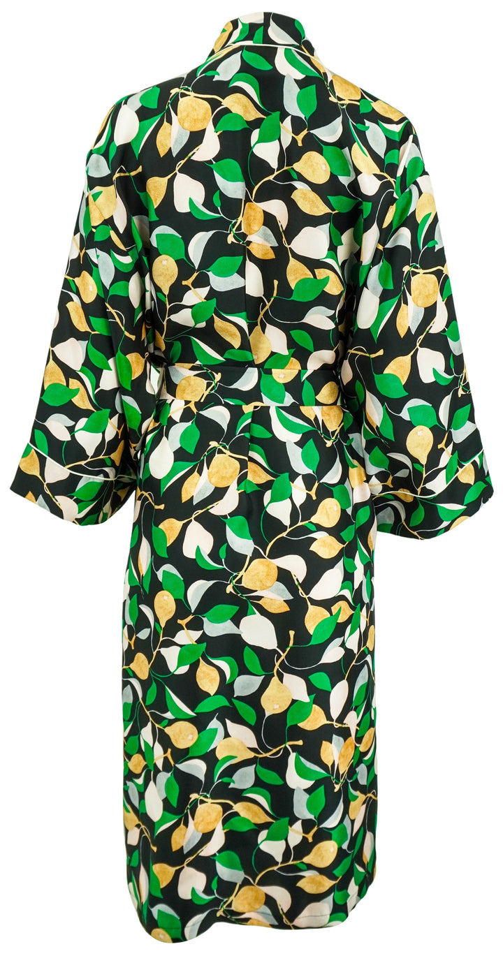 La DoubleJ. Silk Robe in Orchard - Discounts on La DoubleJ. at UAL