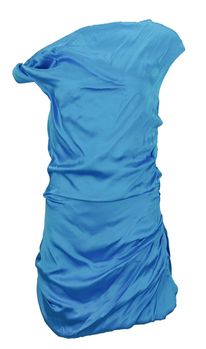 Paris Georgia Remmy Mini Dress in Bright Blue - Discounts on Paris Georgia at UAL