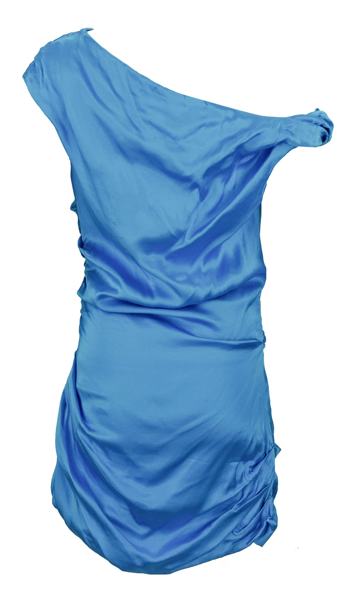 Paris Georgia Remmy Mini Dress in Bright Blue - Discounts on Paris Georgia at UAL