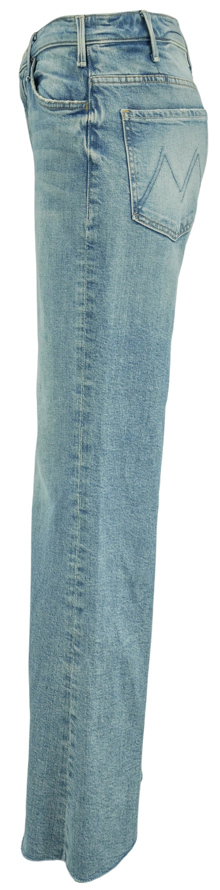 Mother The Hustler Roller Fray Jeans in I Confess