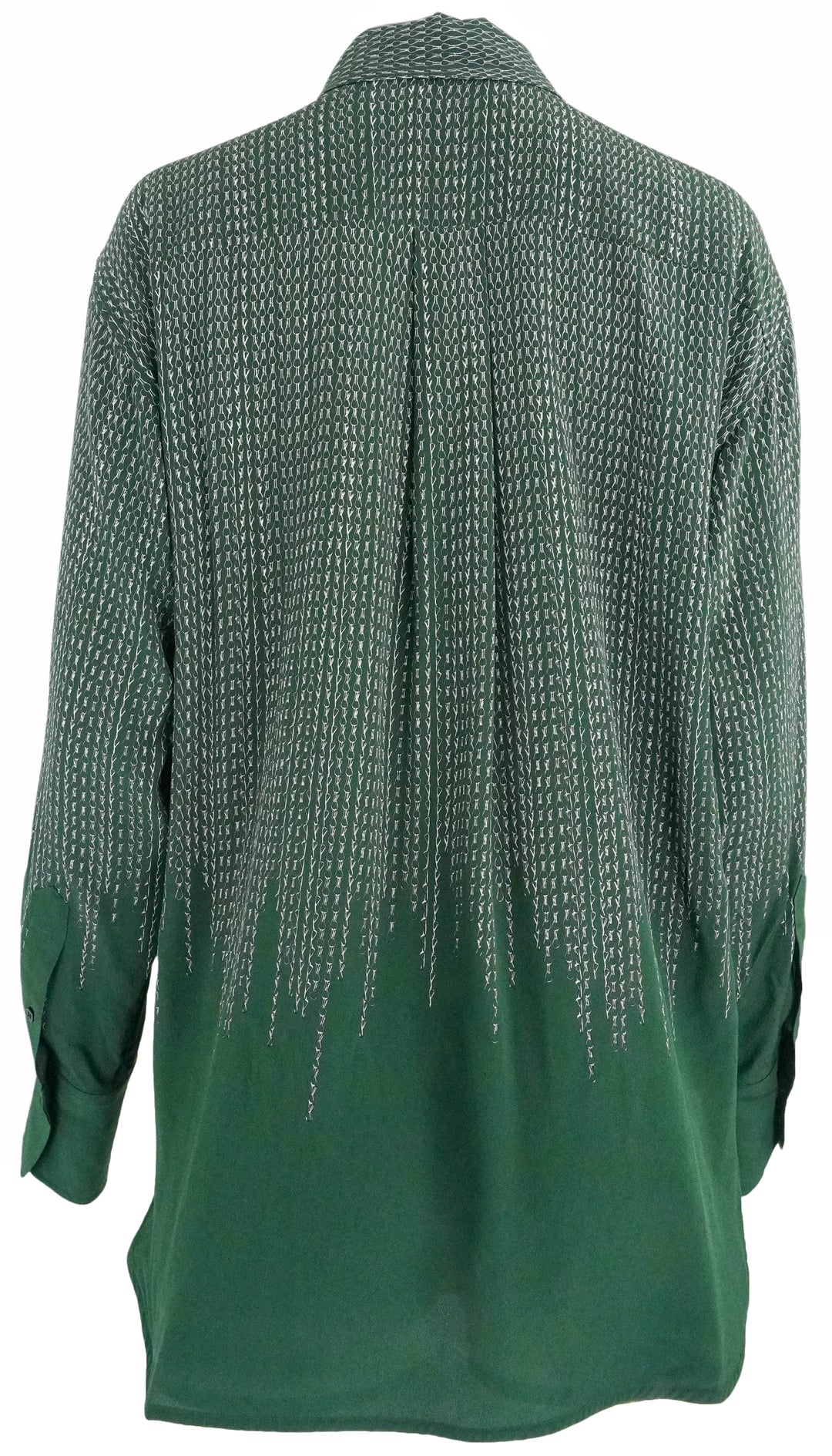 Victoria Beckham Pyjama Shirt in Green - Discounts on Victoria Beckham at UAL