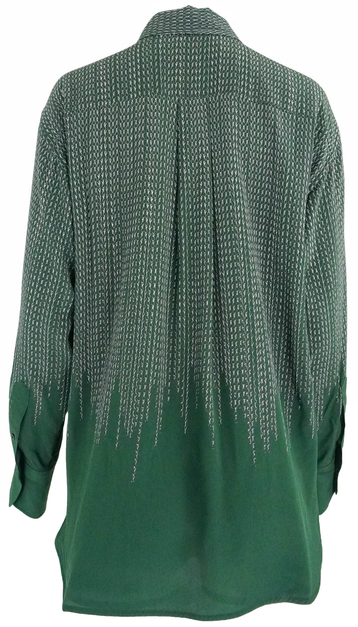 Victoria Beckham Pyjama Shirt in Green - Discounts on Victoria Beckham at UAL