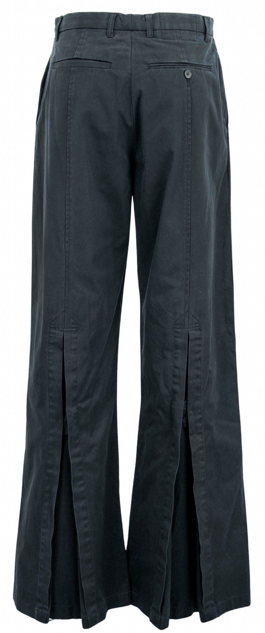 R13 Trench Trousers in Black