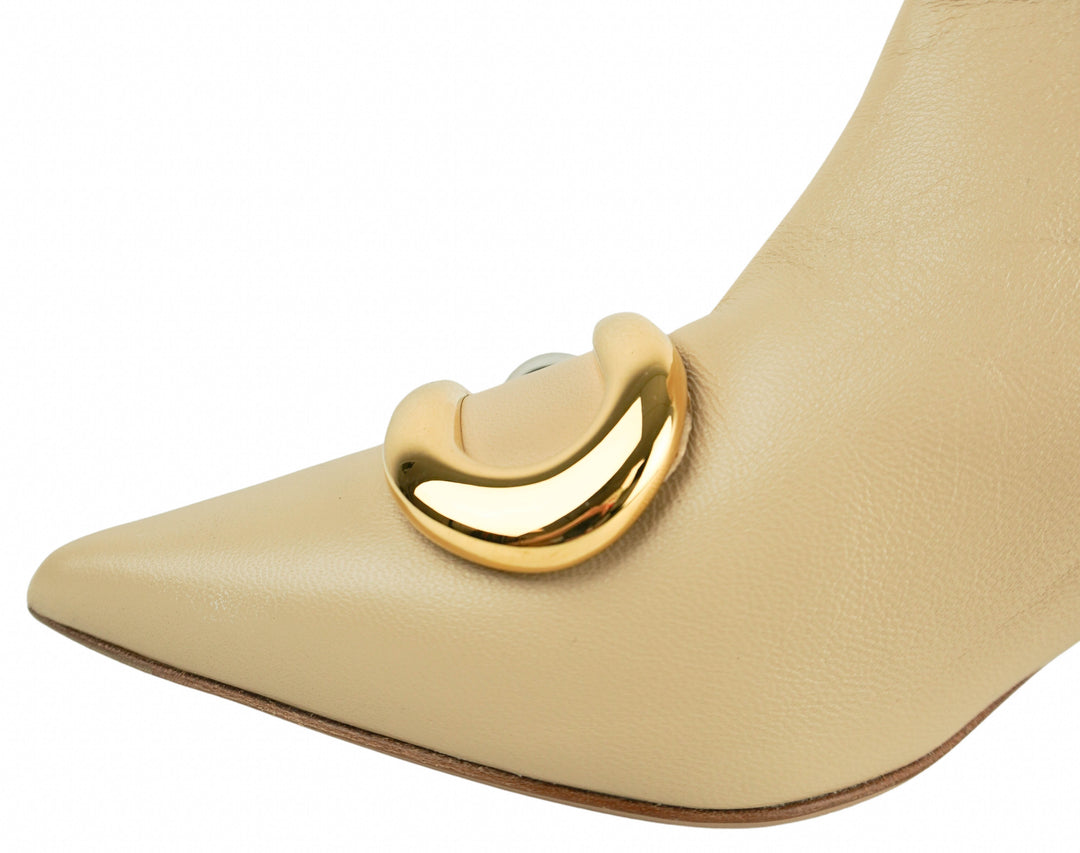 Alexandre Birman Harper Bootie in Chalk - Discounts on Alexandre Birman at UAL