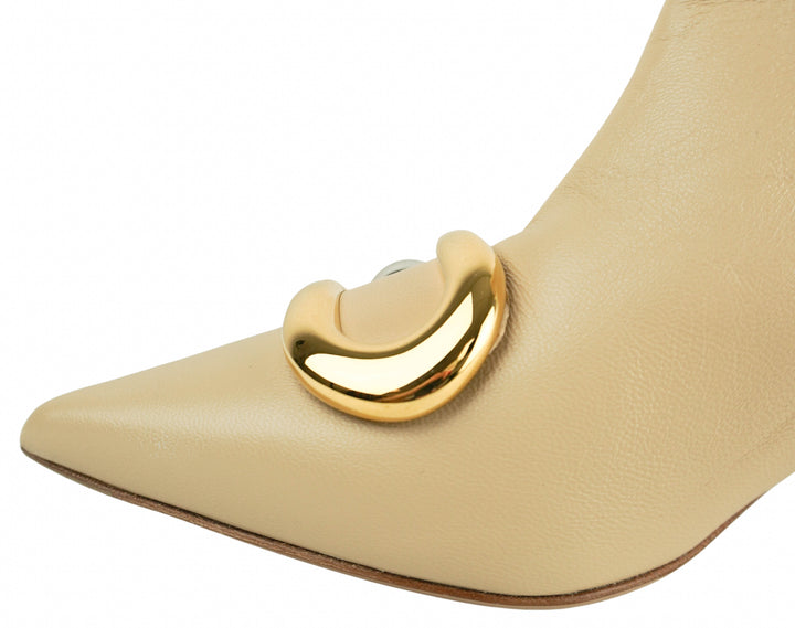 Alexandre Birman Harper Bootie in Chalk - Discounts on Alexandre Birman at UAL
