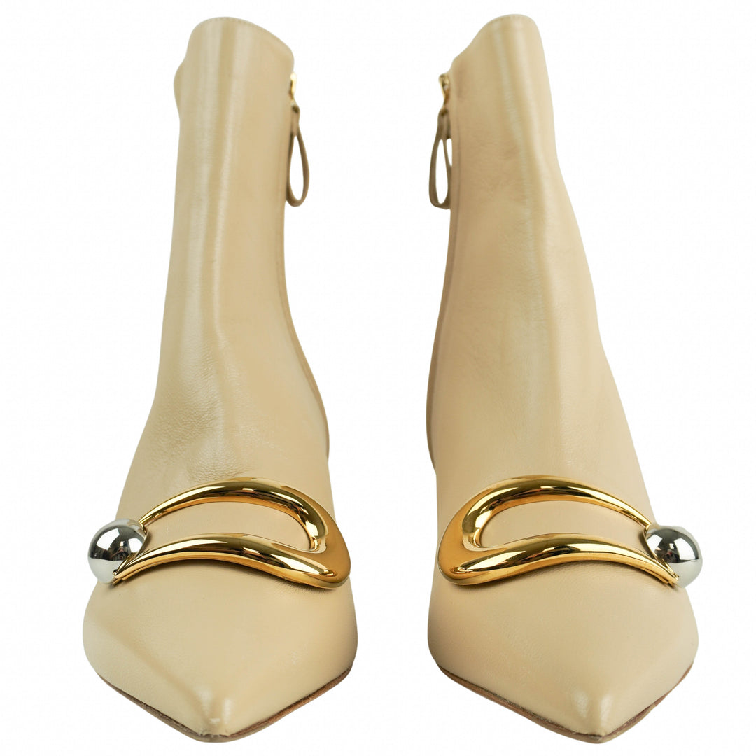 Alexandre Birman Harper Bootie in Chalk - Discounts on Alexandre Birman at UAL