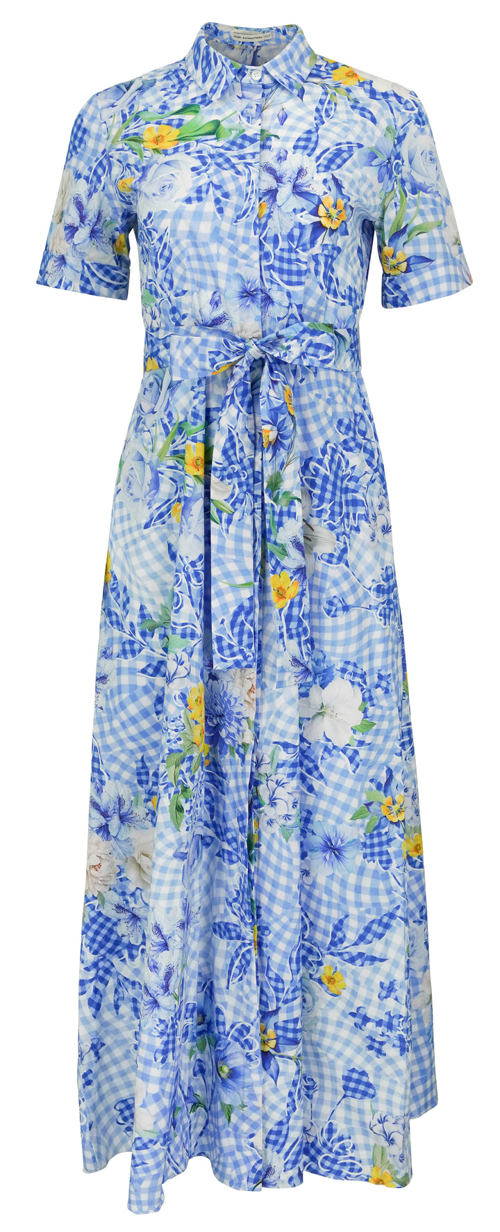 Mary Katrantzou Como Dress in Fleur Blueberry - Discounts on Mary Katrantzou at UAL