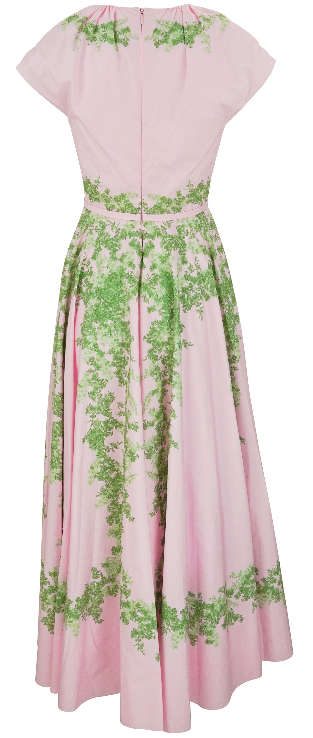 Giambattista Valli Floral Print Maxi Dress in Pink and Green - Discounts on Giambattista Valli at UAL