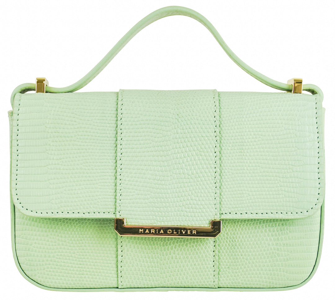 Maria Oliver Nadine Crossbody Bag in Mint Green