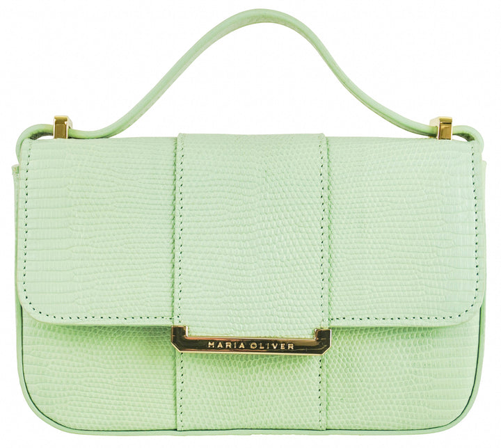 Maria Oliver Nadine Crossbody Bag in Mint Green