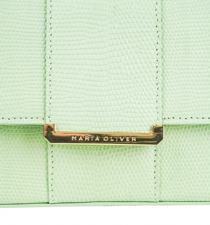 Maria Oliver Nadine Crossbody Bag in Mint Green