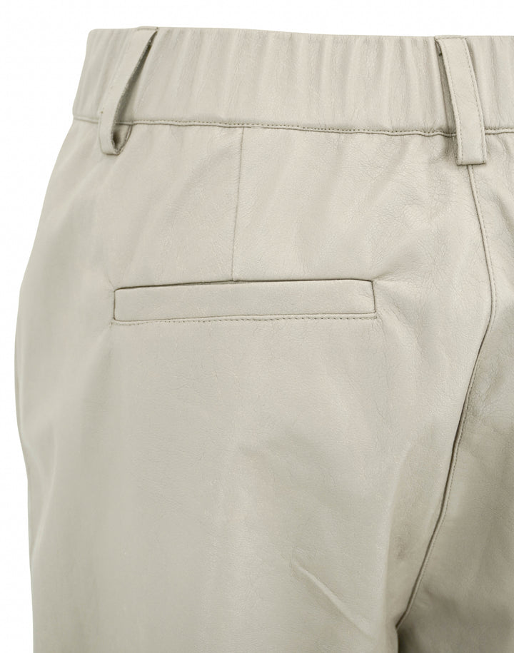 Brochu Walker Lara Vegan Leather Pants in Brume