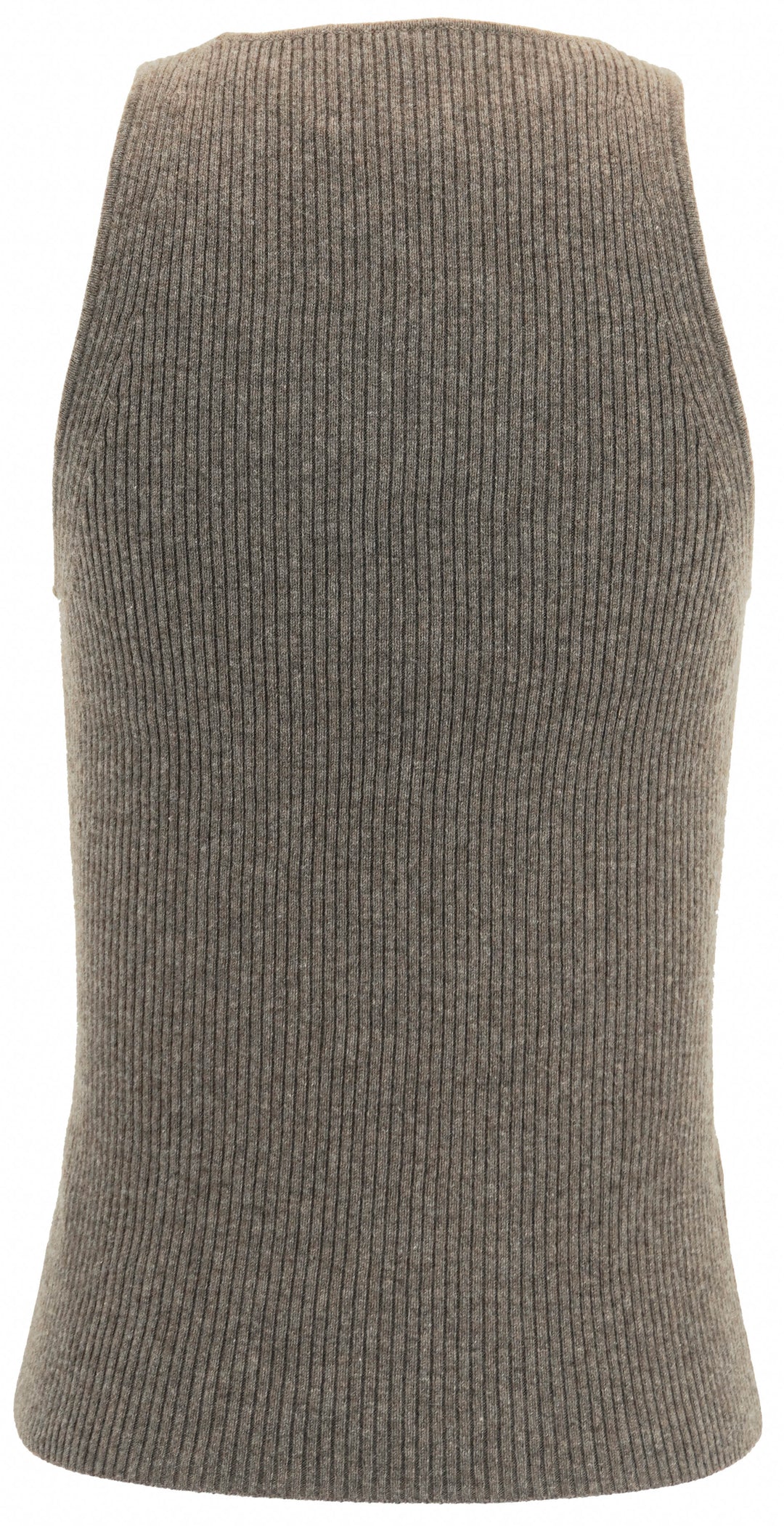 TWP Cashmere Knit Tank Top in Brown - Discounts on TWP at UAL