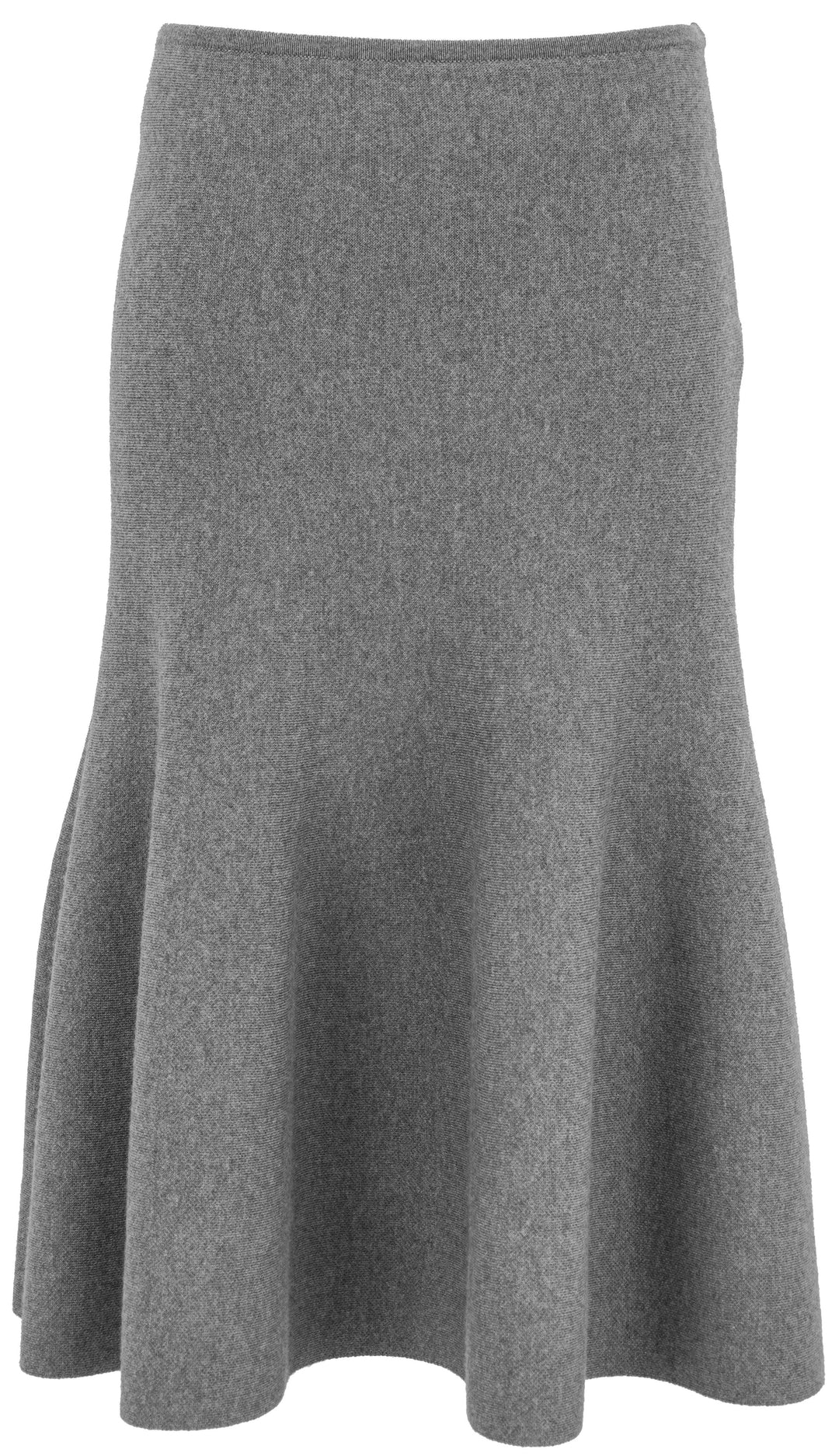 Khaite Odil Midi Skirt in Grey