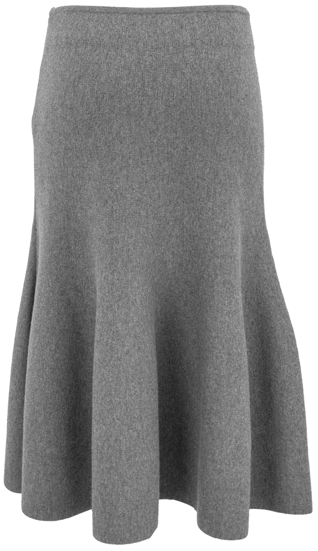 Khaite Odil Midi Skirt in Grey
