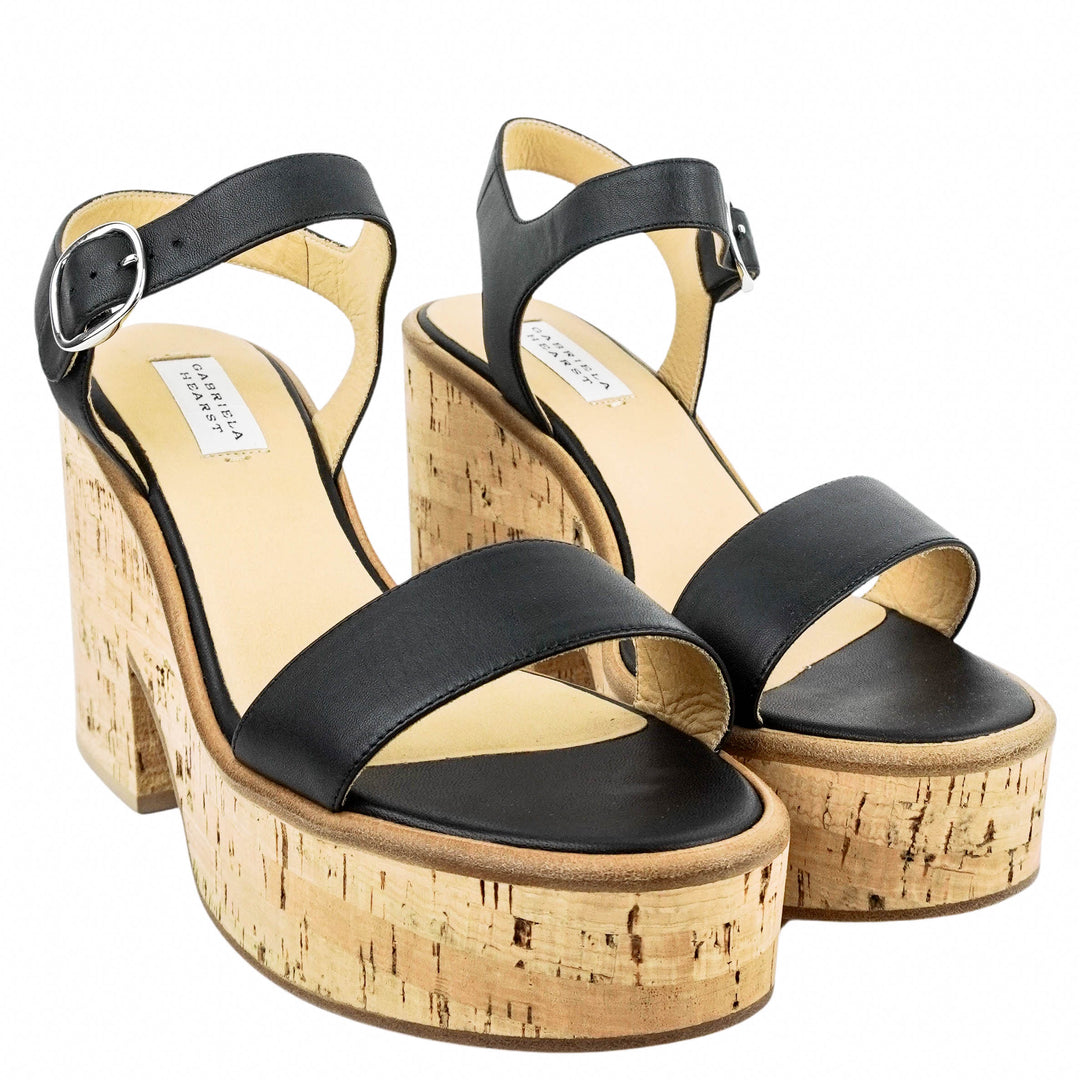 Gabriela Hearst Sardis Sandal in Black - Discounts on Gabriela Hearst at UAL