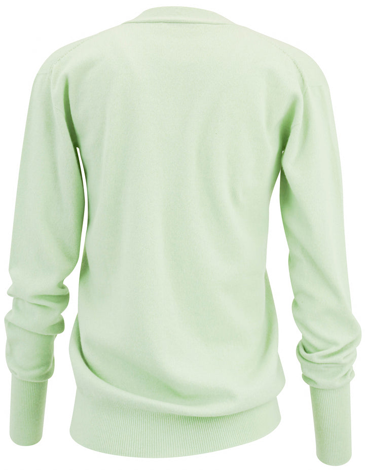 Jil Sander Cashmere Cardigan in Iceberg Green - Discounts on Jil Sander at UAL