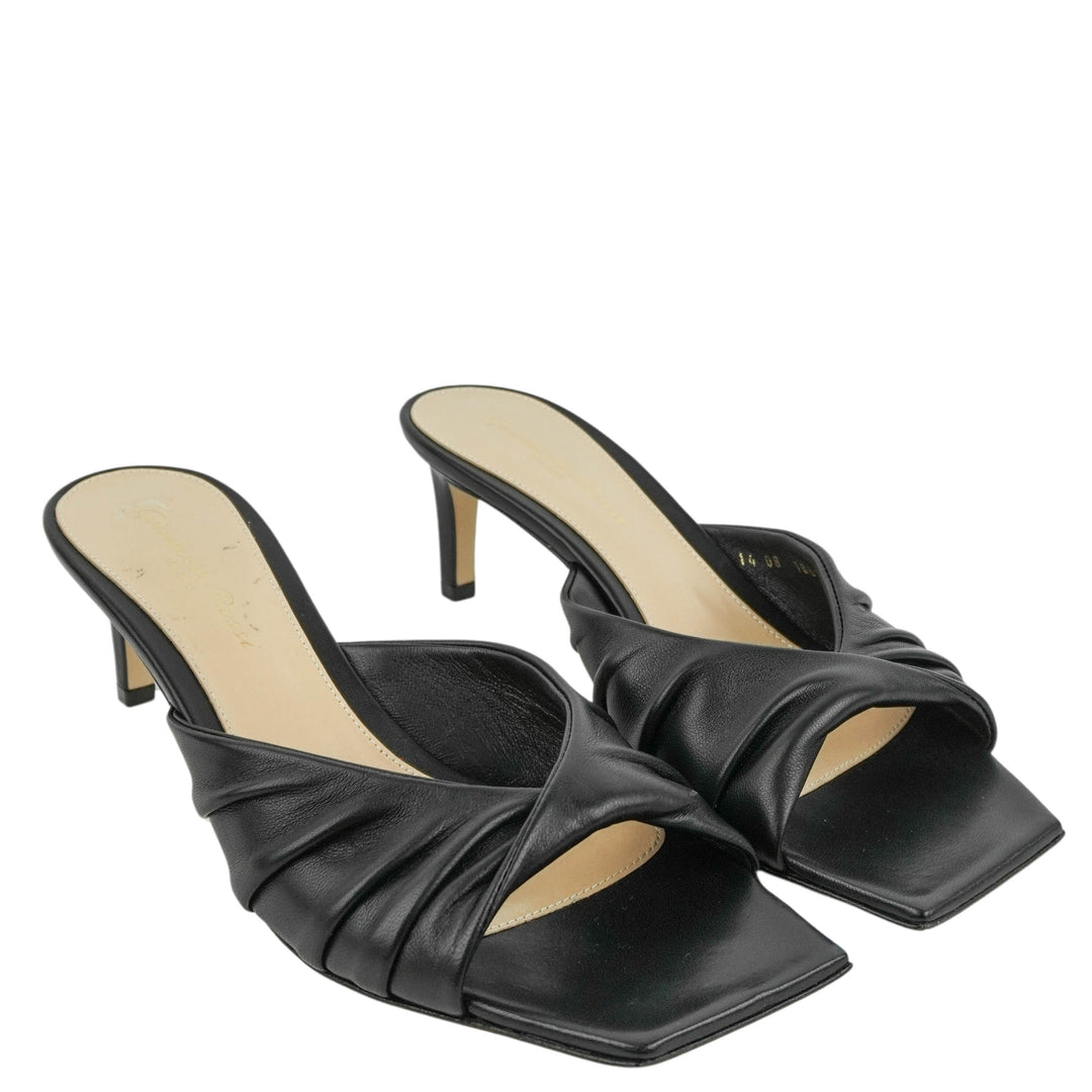 Gianvito Rossi Selene Mules in Black - Discounts on Gianvito Rossi at UAL