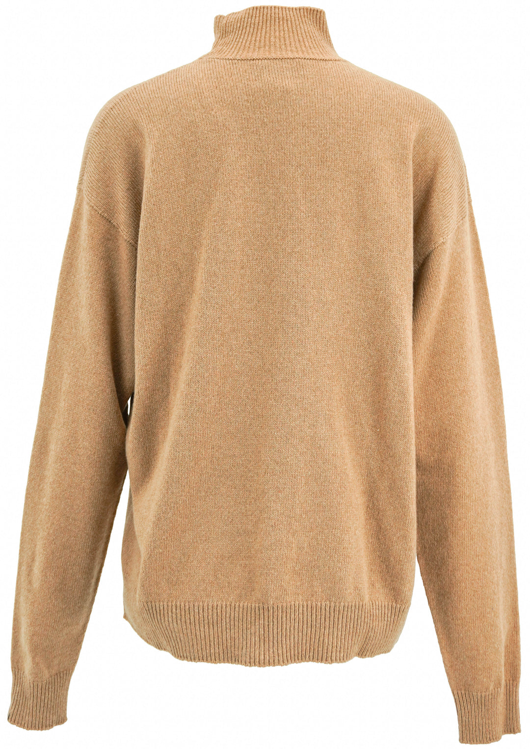 Balenciaga Cashmere Blend Turtleneck Sweater in Dark Beige - Discounts on Balenciaga at UAL