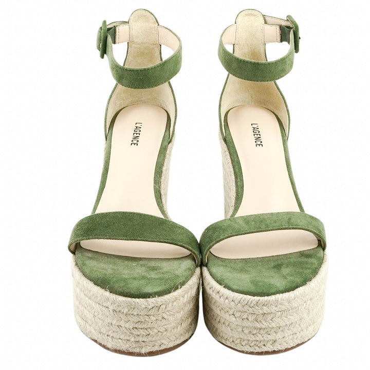 L'agence Avice Wedge Heel in Clover - Discounts on L'AGENCE at UAL