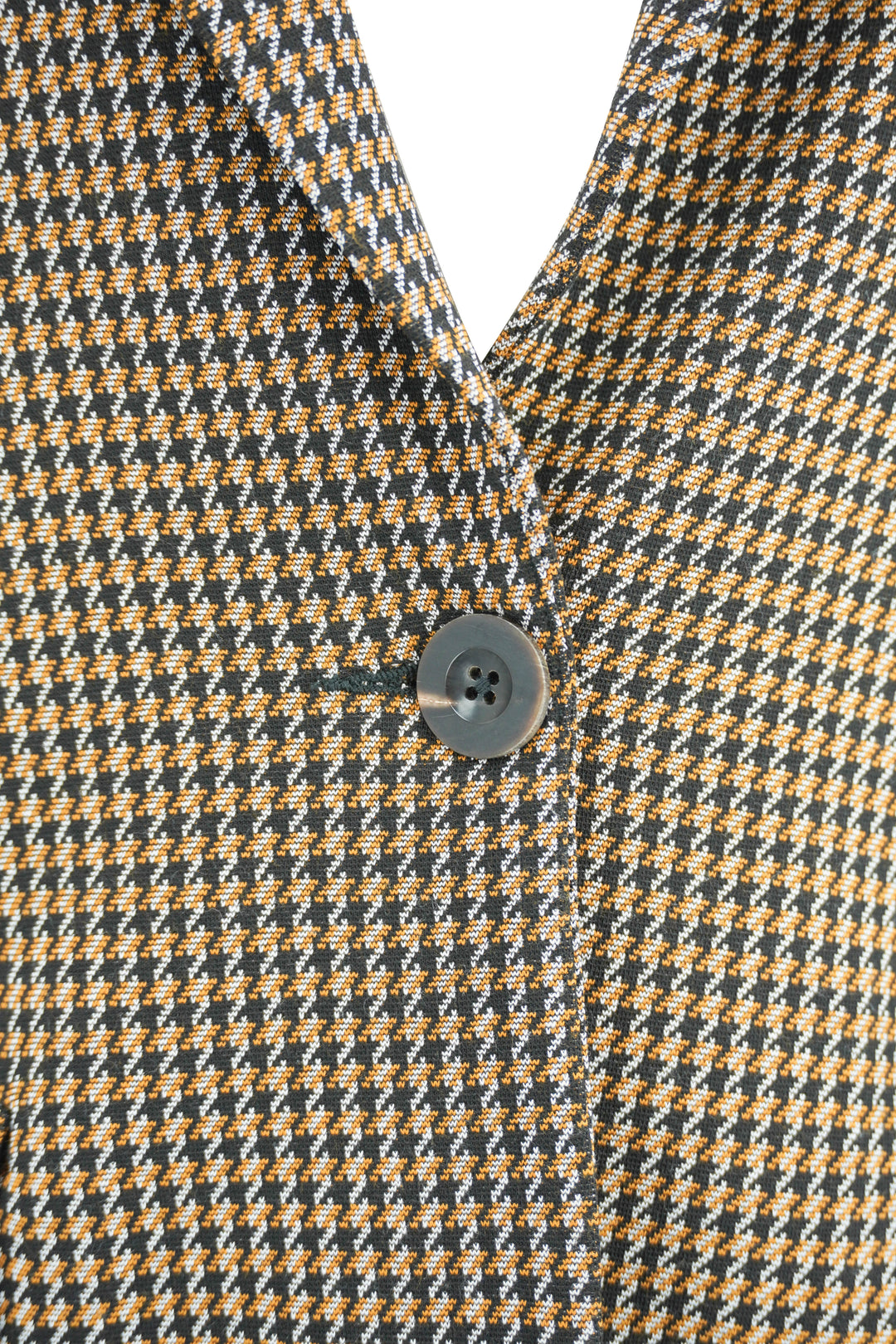 Rosetta Getty Houndstooth Peak Lapel Blazer in Brown Multi - Discounts on Rosetta Getty at UAL