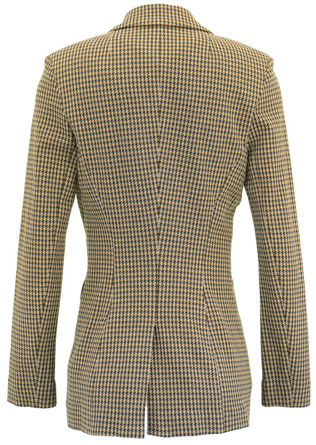 Rosetta Getty Houndstooth Peak Lapel Blazer in Brown Multi - Discounts on Rosetta Getty at UAL