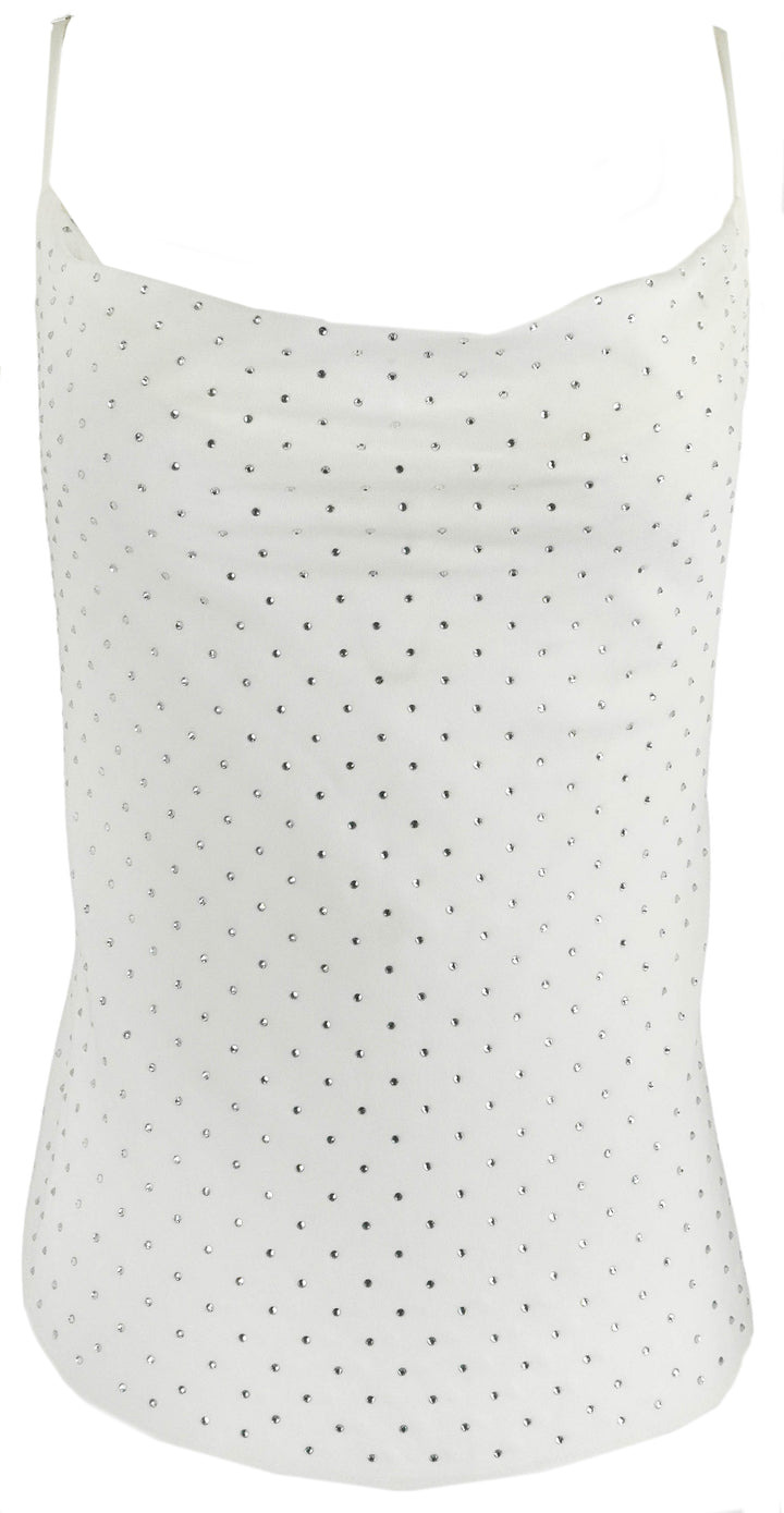 Cinq à Sept Allover Heatset Marta Cami in White - Discounts on Cinq à Sept at UAL