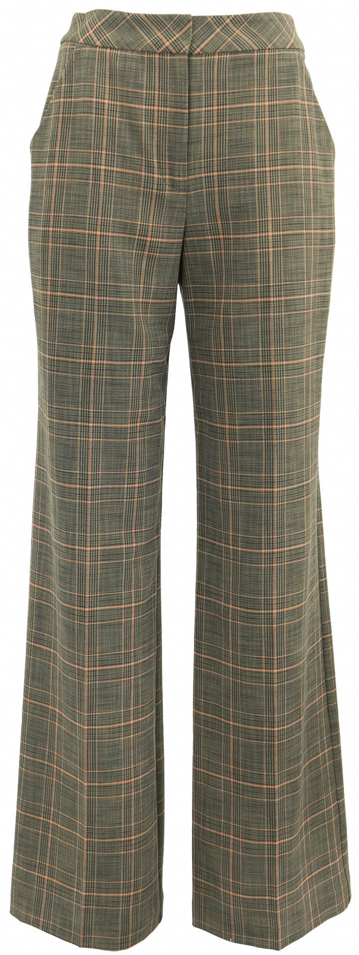 Trina Turk Sadie Pants in Brown Multi Plaid - Discounts on Trina Turk at UAL
