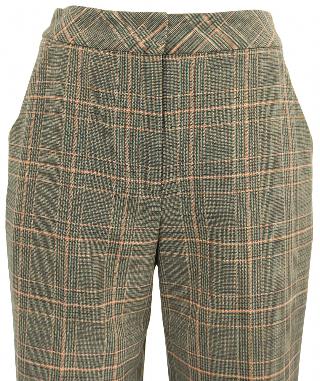 Trina Turk Sadie Pants in Brown Multi Plaid - Discounts on Trina Turk at UAL