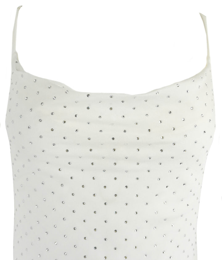 Cinq à Sept Allover Heatset Marta Cami in White - Discounts on Cinq à Sept at UAL