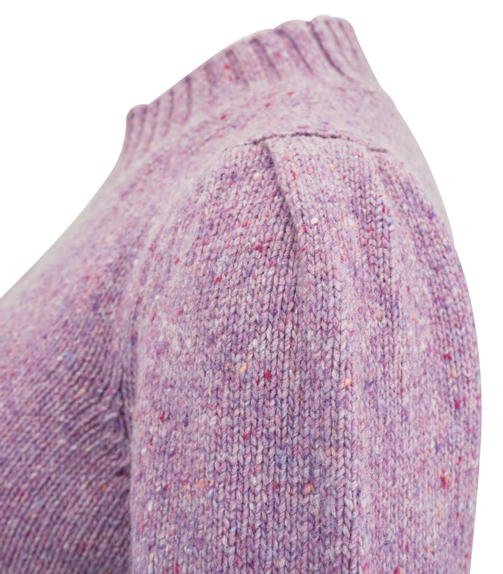 Faherty Boone Sweater in Lavender Frost