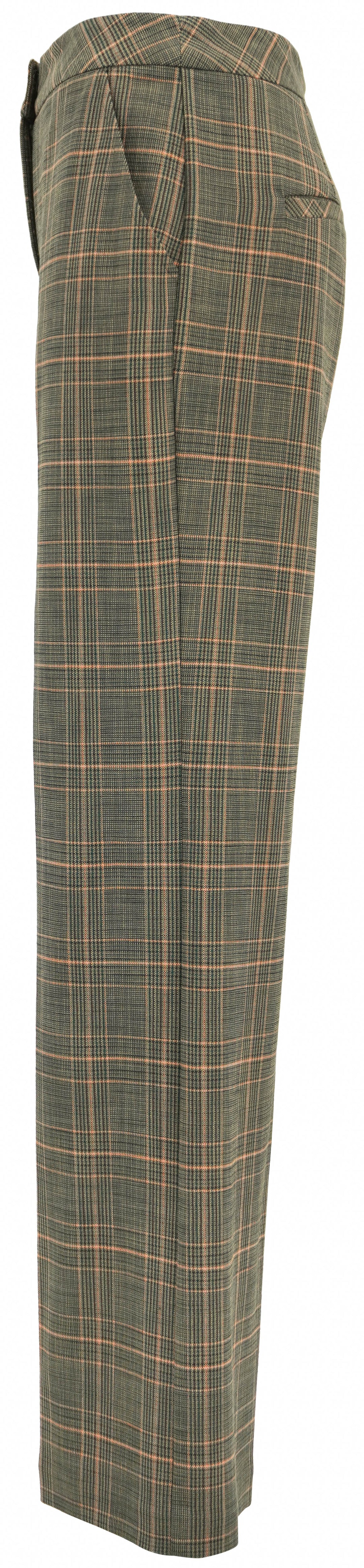 Trina Turk Sadie Pants in Brown Multi Plaid - Discounts on Trina Turk at UAL