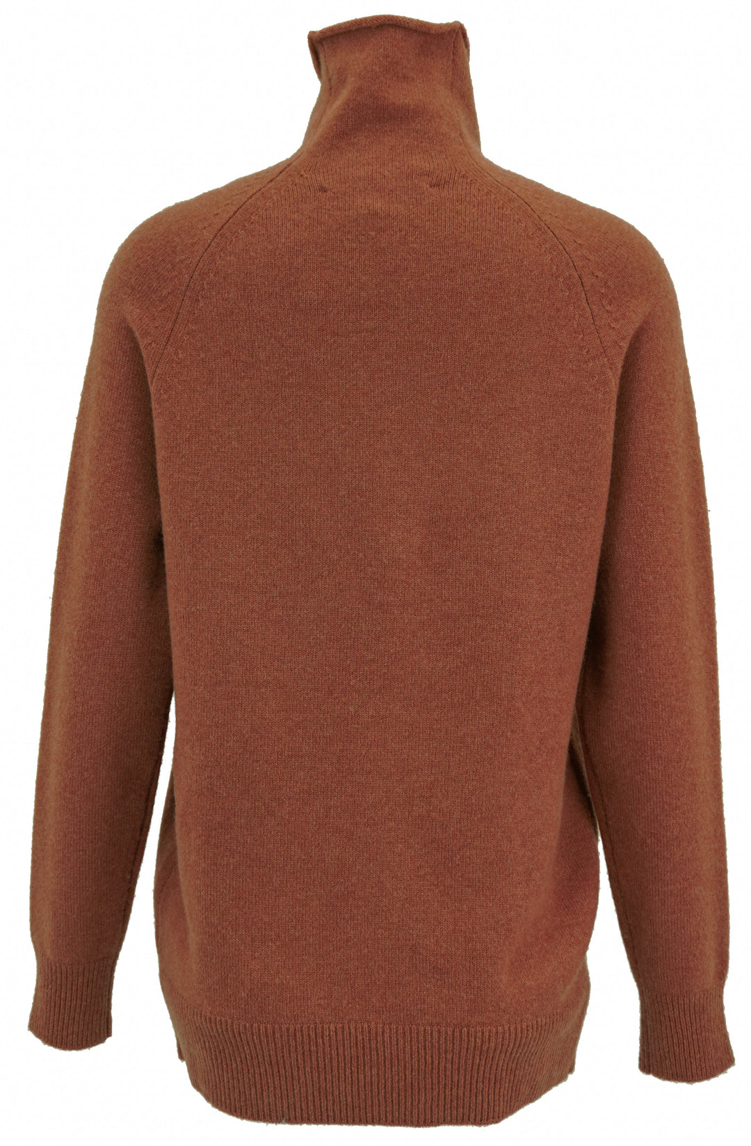 Organic by John Patrick Mock Neck Sweater in Copper