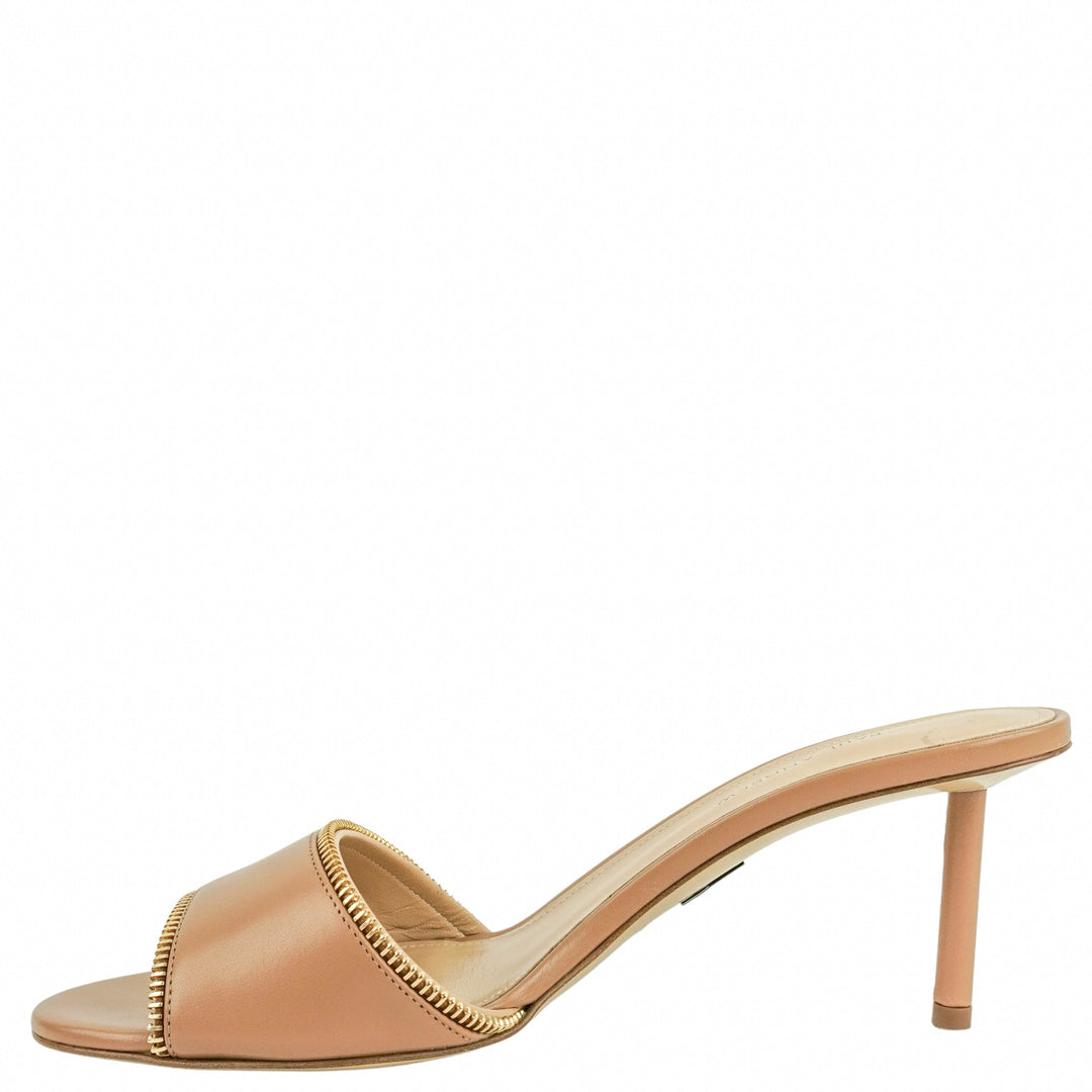 Paul Andrew Zippy Mules in Tan - Discounts on Paul Andrew at UAL