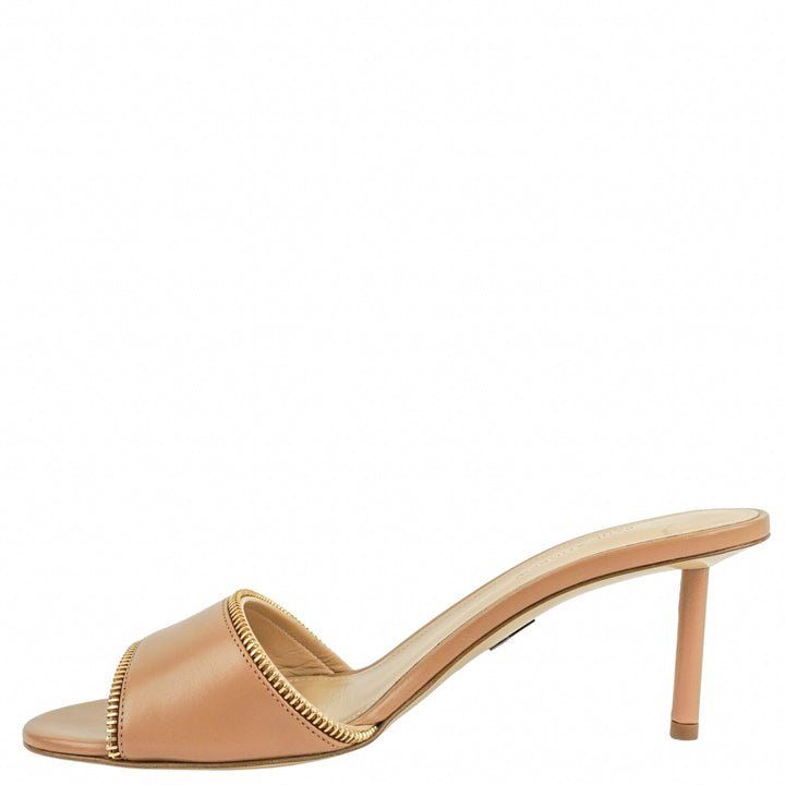 Paul Andrew Zippy Mules in Tan - Discounts on Paul Andrew at UAL